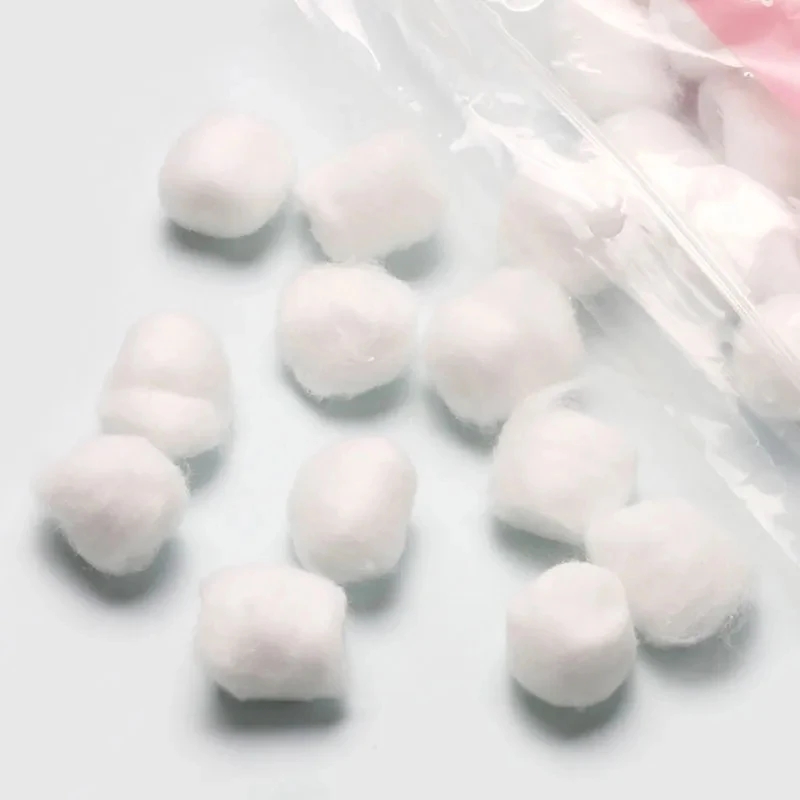 Nail Art Remove - 100PCS Nail art Baumwolle Kugeln Nagellack