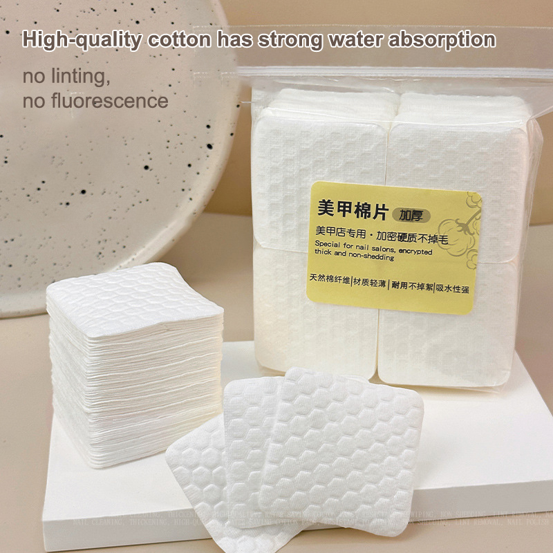 Nail Art Remove - 200/500Pcs Verdickung Beruf Baumwolle Pads Für