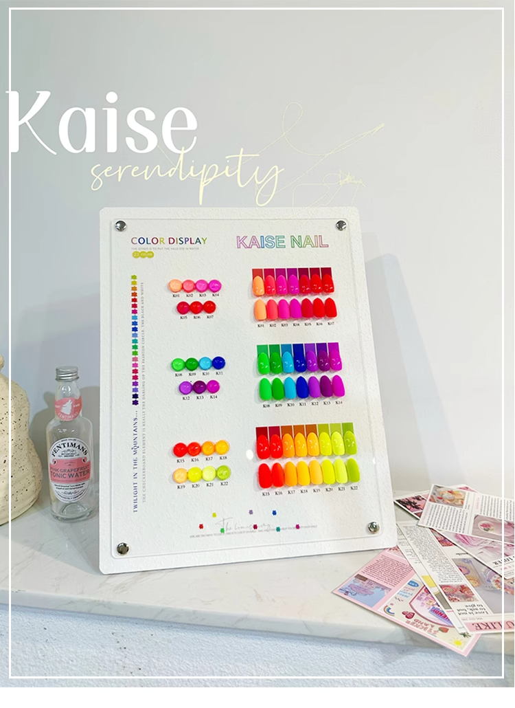 Nail Art Gel - KAISE 22 Farben Mehrfarbiges Nagelgel-Set Nagelstudio