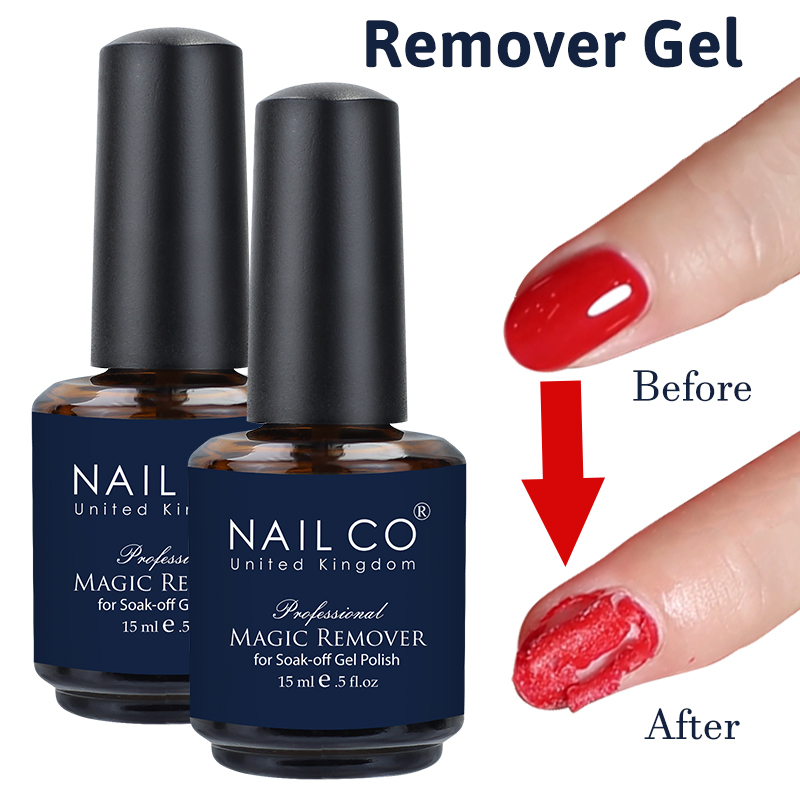 Nail Art Ideas - NAILCO 15ml Magic Remover Nagelgel-Entferner UV-Gel-Lack