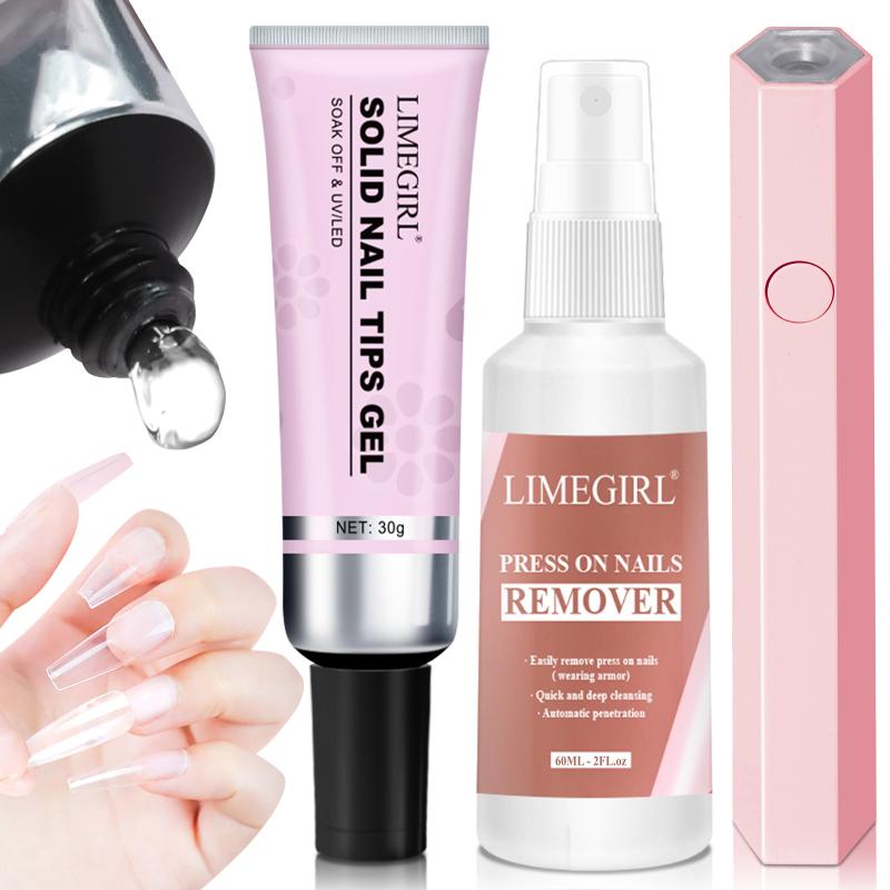 Nail Art Ideas - 30g Weiches, transparentes Nagelgel, stark haftend,
