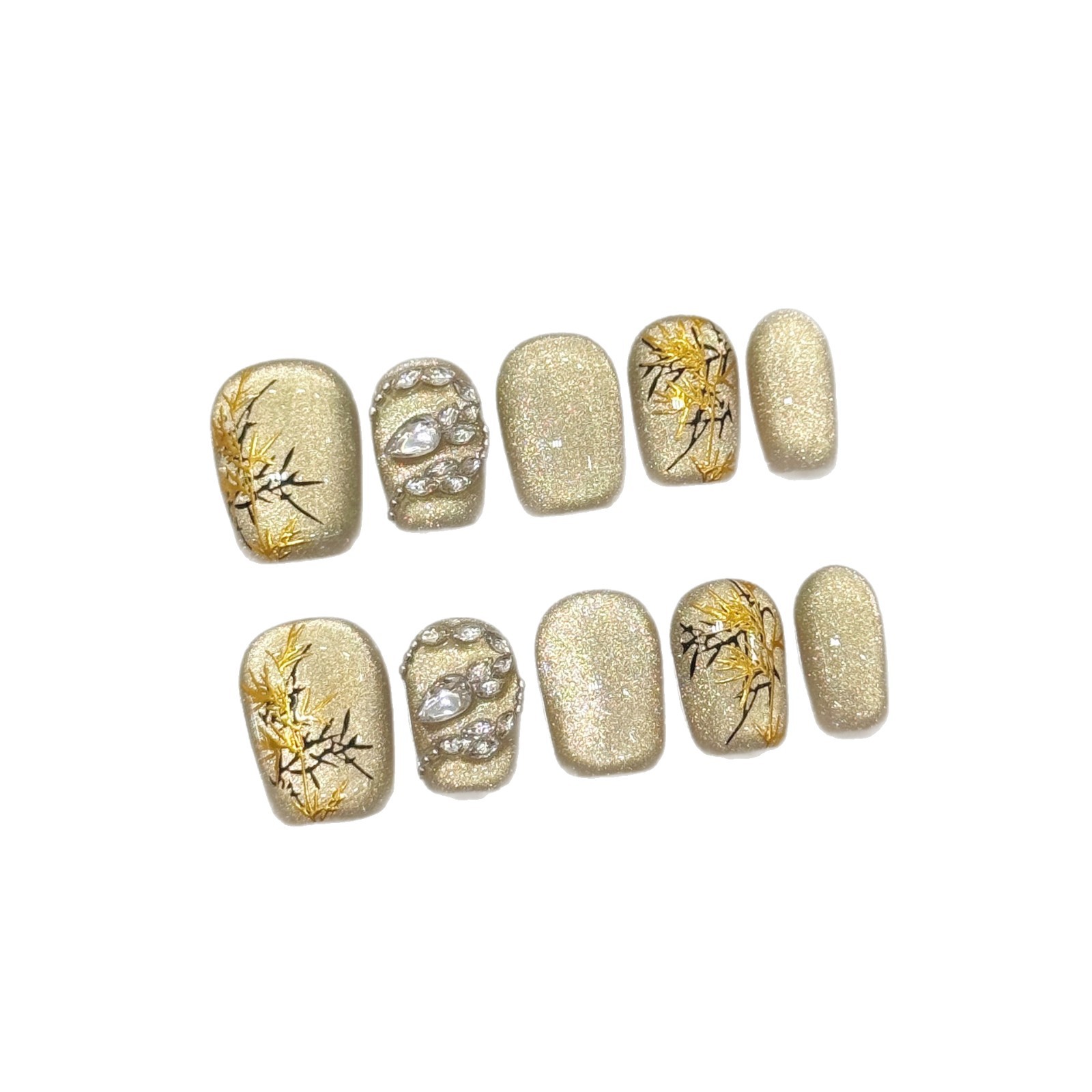 10 stücke Neue Chinesische Sti – Nail Art Glitter Bewertung und Preis