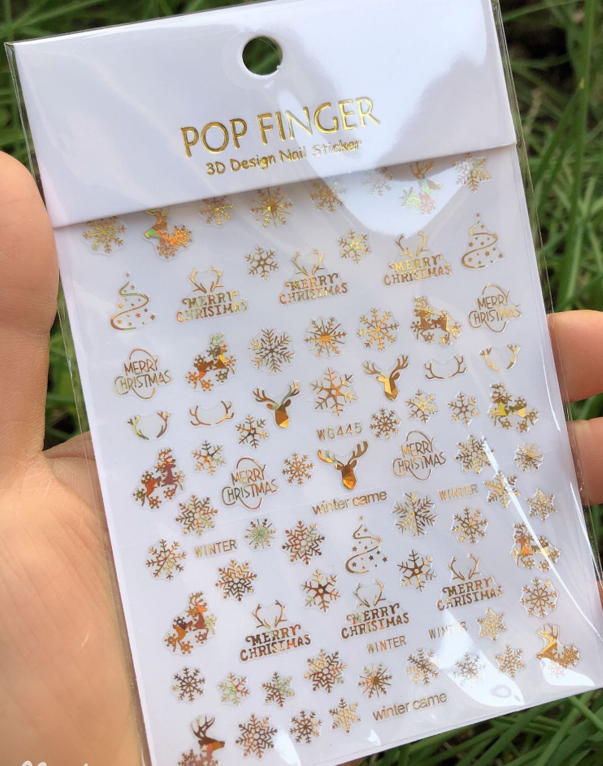 Weihnachten 3D Nagel Aufkleber – Nail Art Xmas Bewertung und Preis