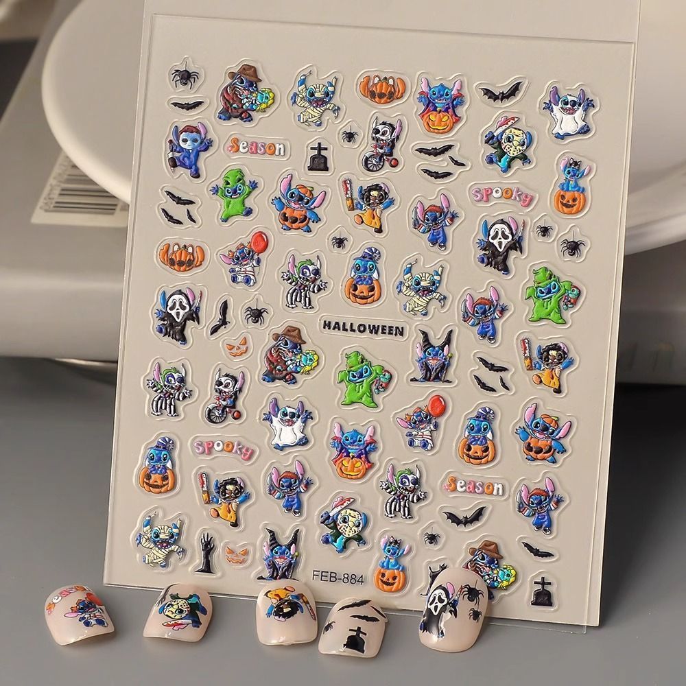 2 Stück Halloween Stitch Zombi – Nail Art Zombie Bewertung und Preis