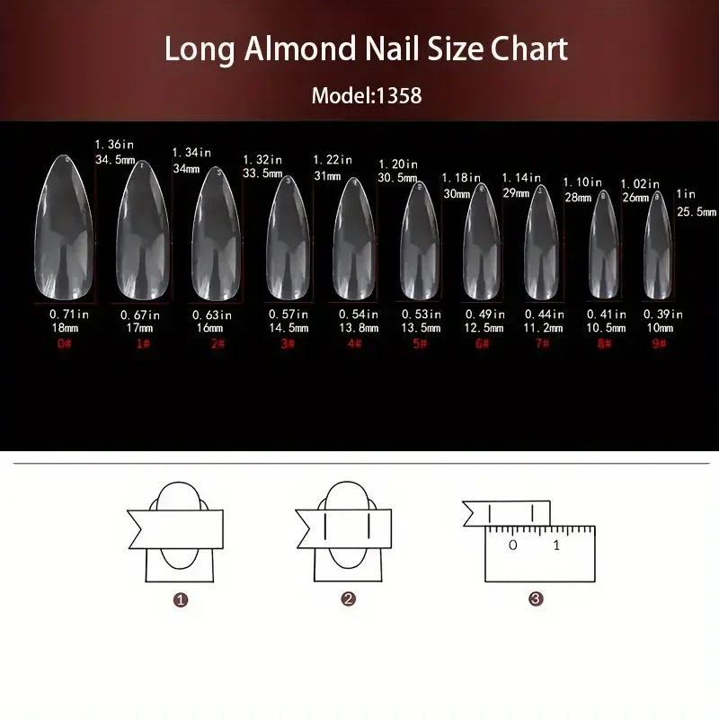 24 Stück glänzende lange Mande – Nail Art Vampire Bewertung und Preis
