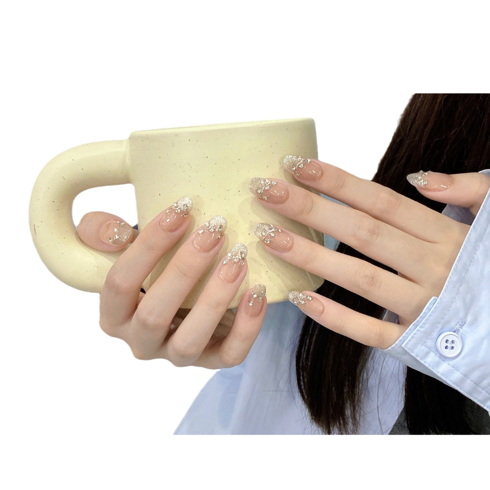 10 Stück luxuriöse handgeferti – Nail Adhesive Tab Bewertung und Preis