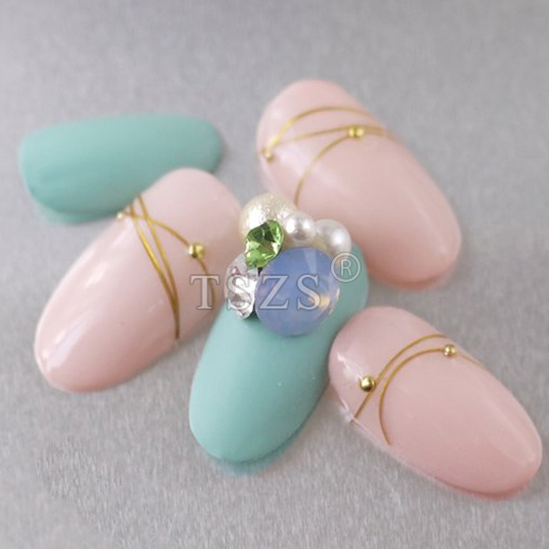TSZS 200 Stück kurze mittel ov – Nail Art Navy Bewertung und Preis