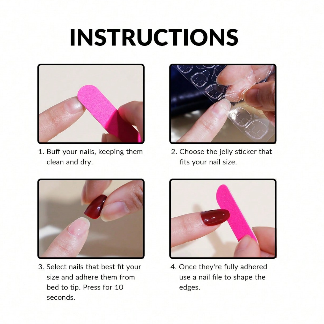 10 Stück handgepresste lange,  – Nail Art Wedding Bewertung und Preis