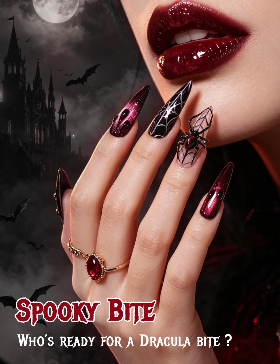 Beetles 3D Gel Nagelkunst Weiß – Nail Art Vampire Bewertung und Preis