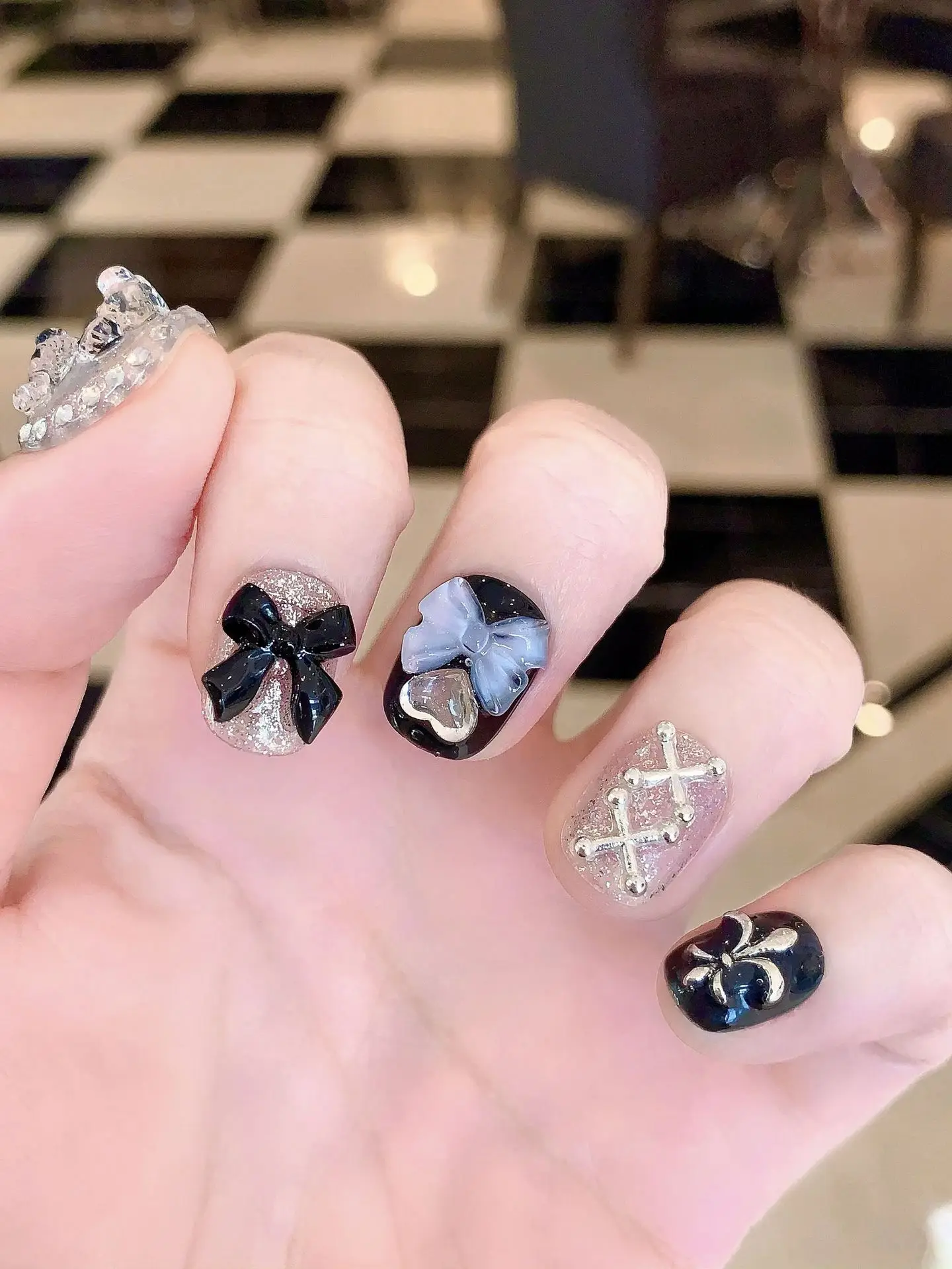 10 Stück schiere Spitze Bär Na – Nail Art Glitter Bewertung und Preis
